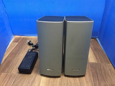 Bose Companion 20 Multimedia Speaker System Silber 100V Japan funktionstüchti...