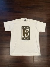 Vintage Rolls Royce Canada T Shirt White Mens XL Screen Stars Single Stitch