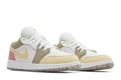 Air Jordan Air Jordan 1 Low SE GS Sz 6Y- 7Y 'Pastel Grind' DJ0341-100 NEW*