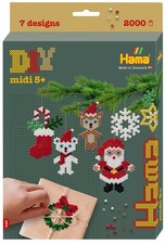 Hama Beads Approx. 2.000 Cuentas, 1 Tablero Hexagonal Mediano n.º 329, Hoja de