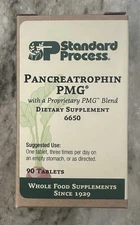 Standard Process Pancreatrophin PMG 90 Tablets Exp. 12/2027