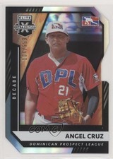 2021 Panini Elite Extra Edition Decade Die-Cut 104/203 Angel Cruz #194 7m3
