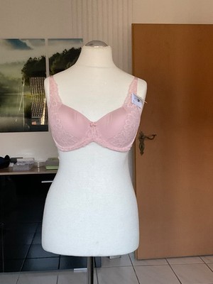 BH  mit Bügel Demi Bra Neu rosa 85C Damen Spitze
