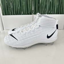 Nike Force Savage Pro 2 Mens Football Cleats White Black AH4000-100 Size 10