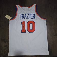 Walt Frazier New York Knicks #10 Hardwood Classics 1972-73 Signed Jersey