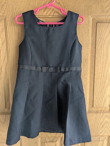 Nautica Girls’ Bow Waist Pleated School Jumper Size 5 Regular - Picture 1 of 13