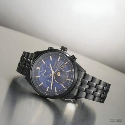 Citizen Radio Controlled Funkuhr Herrenuhr BY1035-56L Blau