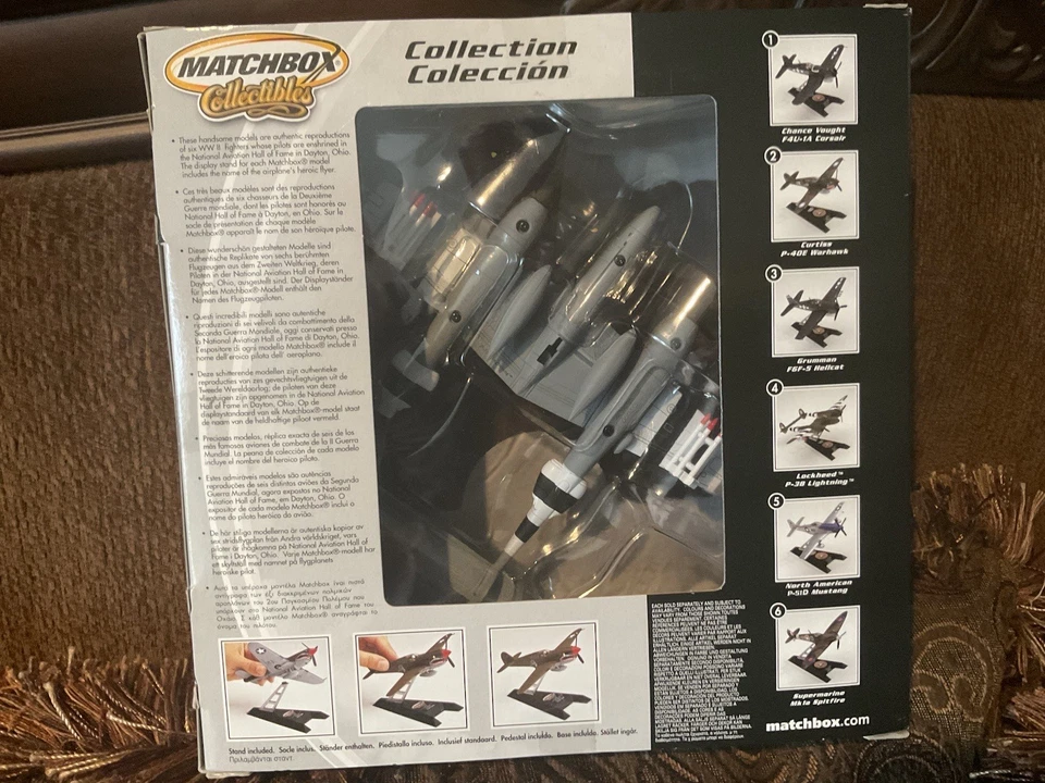 Matchbox Collectibles Die cast 1/72 P-38 Brigadier General Robin Olds - Image 2 of 2