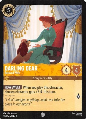 Darling Dear Beloved Wife 16/204 Reign of Jafar Disney Lorcana