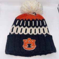 '47 Brand Auburn Tigers Winter Hat Mens Blue Beanie One Size Adult Cap NWOT