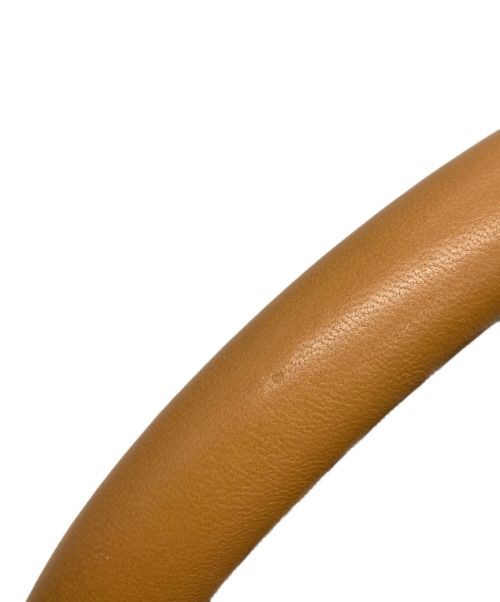 Y1203 bumper moon leather shoulder bag