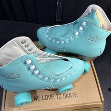PAPAISON Roller Skates Women Men 2 Layer Microfiber Leather, Men 9 Women 10