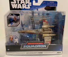 Star Wars Micro Galaxy Squadron Skywalker's X-Wing   0015 with Luke & R2D2 minis