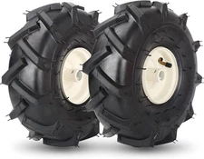 11x4.00-4" Tiller Tire and Wheel, 3/4" 11x4.00-4 Wheel,2 Pack 