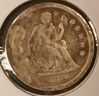 1856-O Seated Liberty Dime Fine Detail Environmental Damage w/ Stains