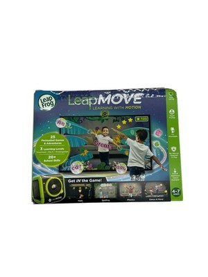Open Box LeapFrog LeapMove Console  Motion-Based Learning 25 Preload Games
