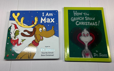 Brand New Dr Seuss's Grinch Christmas Books set of 2 (0384)