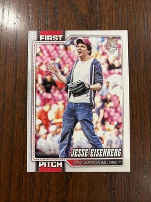 Jesse Eisenberg 2026 Topps Series 1 First Pitch #FP-5