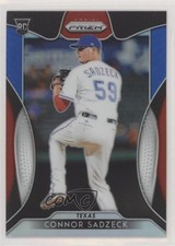 2019 Panini Prizm Tier III Red White & Blue Prizm Connor Sadzeck #292 1s8