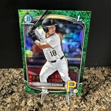 2025 Bowman Draft - Adonys Guzman Green Grass Refractor /99 Pirates