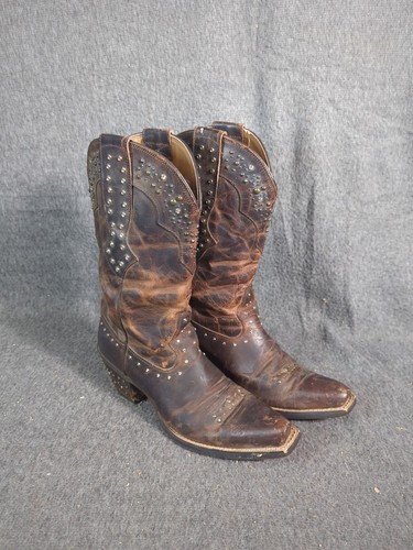 Ariat Rhinestone Cowgirl Sassy Brown 10006850 Women's Boots Leather 8.5 Western