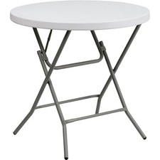 Flash Furniture DADYCZ80RGWGG 2.63 ft Round Folding Table
