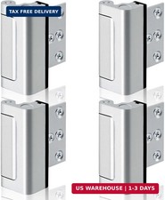 Home Security Door Reinforcement Lock, Childproof Safety Latch 4Pack Top Door