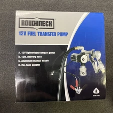 Roughneck 12v Fuel Transfer Pump 37906 New Never Opened.