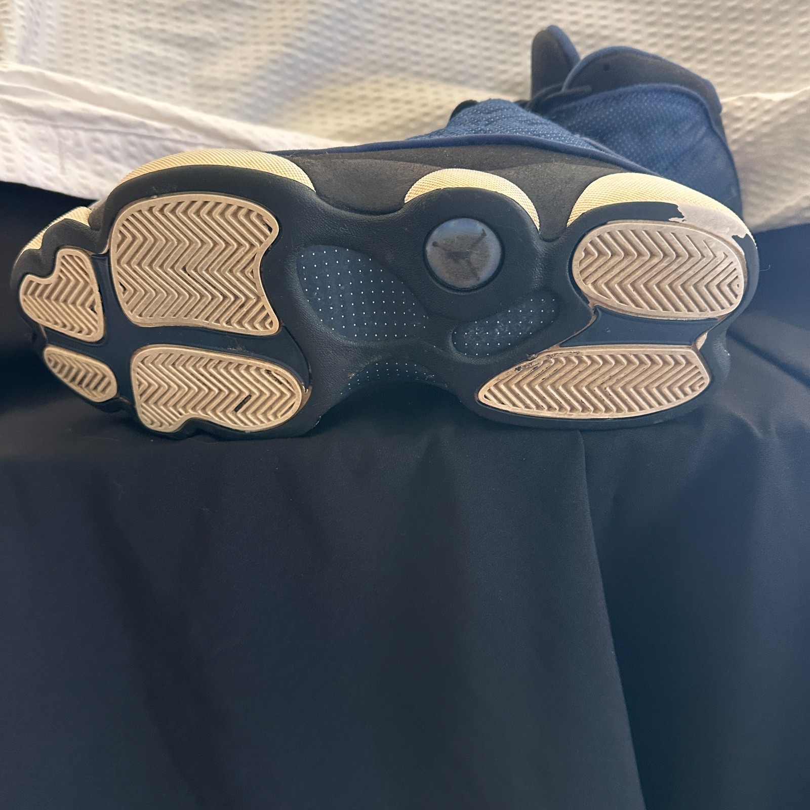 Air Jordan 13 Retro Brave Blue 2022 Navy Black DJ5982-400 Size 9.5 Men's thumbnail 14