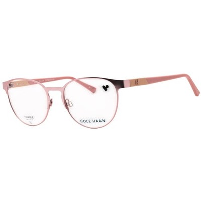 Cole Haan Unisex Eyeglasses Rose Gold Metal Full Rim Cat Eye Frame CH4522 770