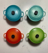 Nice 4 Le Creuset Refrigerator Magnets Dutch Oven