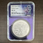 2025 Malta Golden Eagle 5 Euro 0.999 Silver Coin NGC MS70 Unc 6831012-042