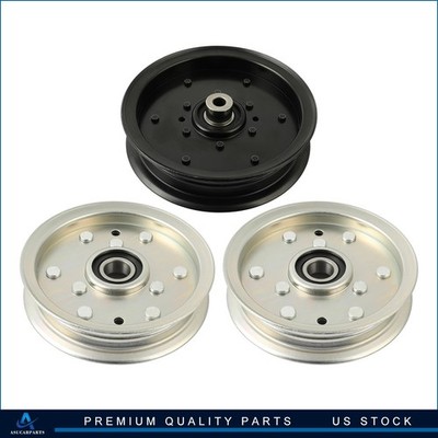 3pc Deck Belt Pulley Kit Fits Cub Cadet MTD Troy Bilt 756-04511B 756-05042