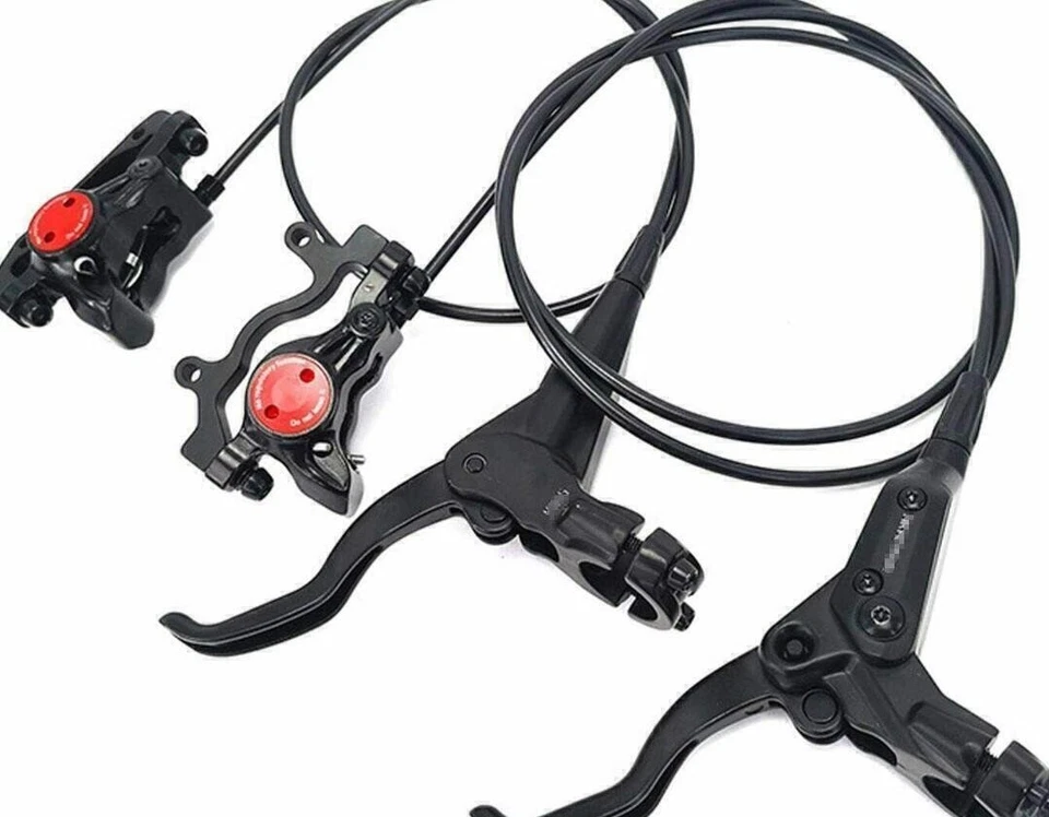 Black Front/Rear Hydraulic Brake Disc Brake Bicycle MTB For Zoom - Image 3 of 4