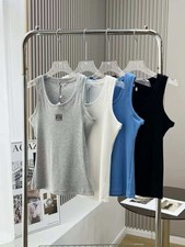 Damen Tank Top Longshirt Basic Top Baumwolle ...