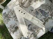 Exquisite Antique French Opera Gloves-circa 1883- Kid Leather, Unworn