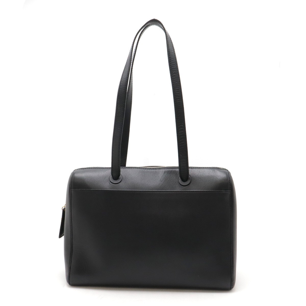 CHANEL Black Shoulder Bag Classic Quilted Leather Timeless Design-image