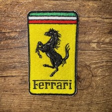    Rare Vintage Ferrari Embroidered Patch 3  X 1.75  