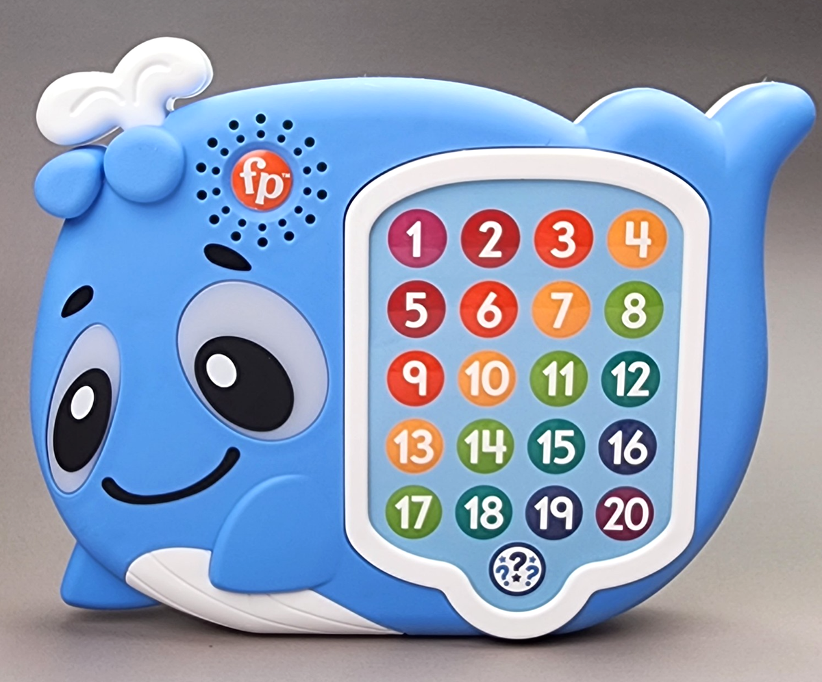 Fisher Price Linkimals 1-20 Count Quiz Whale Activity Toy HFT74