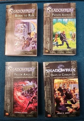 Shadowrun WizKids Novels Books 1-4 Stephen Kenson Jason Hardy RPG