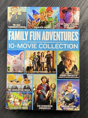 FAMILY FUN ADVENTURES - 10 Movie Collection DVD **SEALED** with
