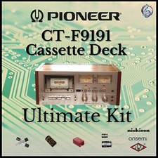 Pioneer CT-F9191 Cassette Deck Ultimate Upgrade Kit Genuine Parts Restoration