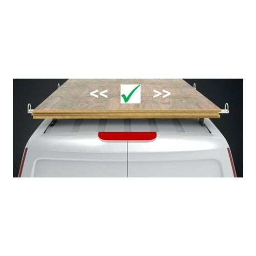 Roof Rack 3 Bars for CITROEN DISPATCH Van Mk2 (20072016) TITAN