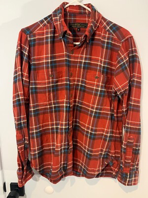 Freemans Sporting Club CS-1 Shirt Red Plaid Sz. Small MSRP $220 