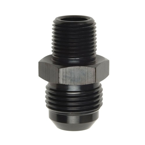 2 Pcs 12an Male Flare to 1/2" npt straight adapter 816-12-08 Anodized Aluminum - Picture 2 of 4