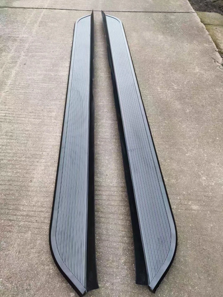Tabla de correr totalmente negra apta para Nissan Pathfinder 2022-2024 Side Step Nerf Bar Foto 3 de 4