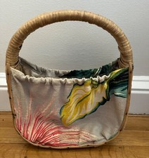 Vintage 1950s Wicker Purse