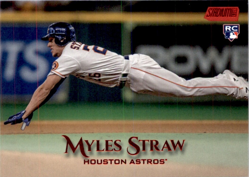 2019 Stadium Club Red Foil #140 Myles Straw