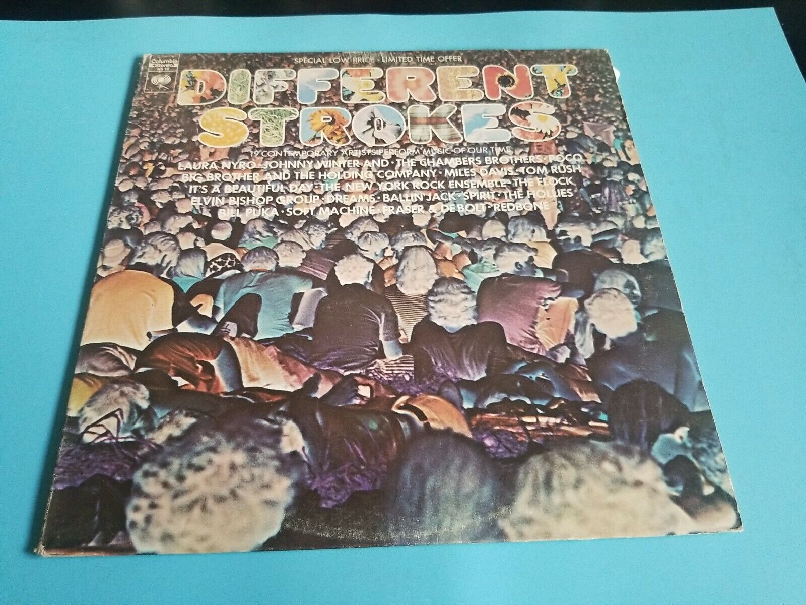 Different Strokes 1971 VG+ LP Jazz Rock Soul Compilation Mile Davis The Flock #2