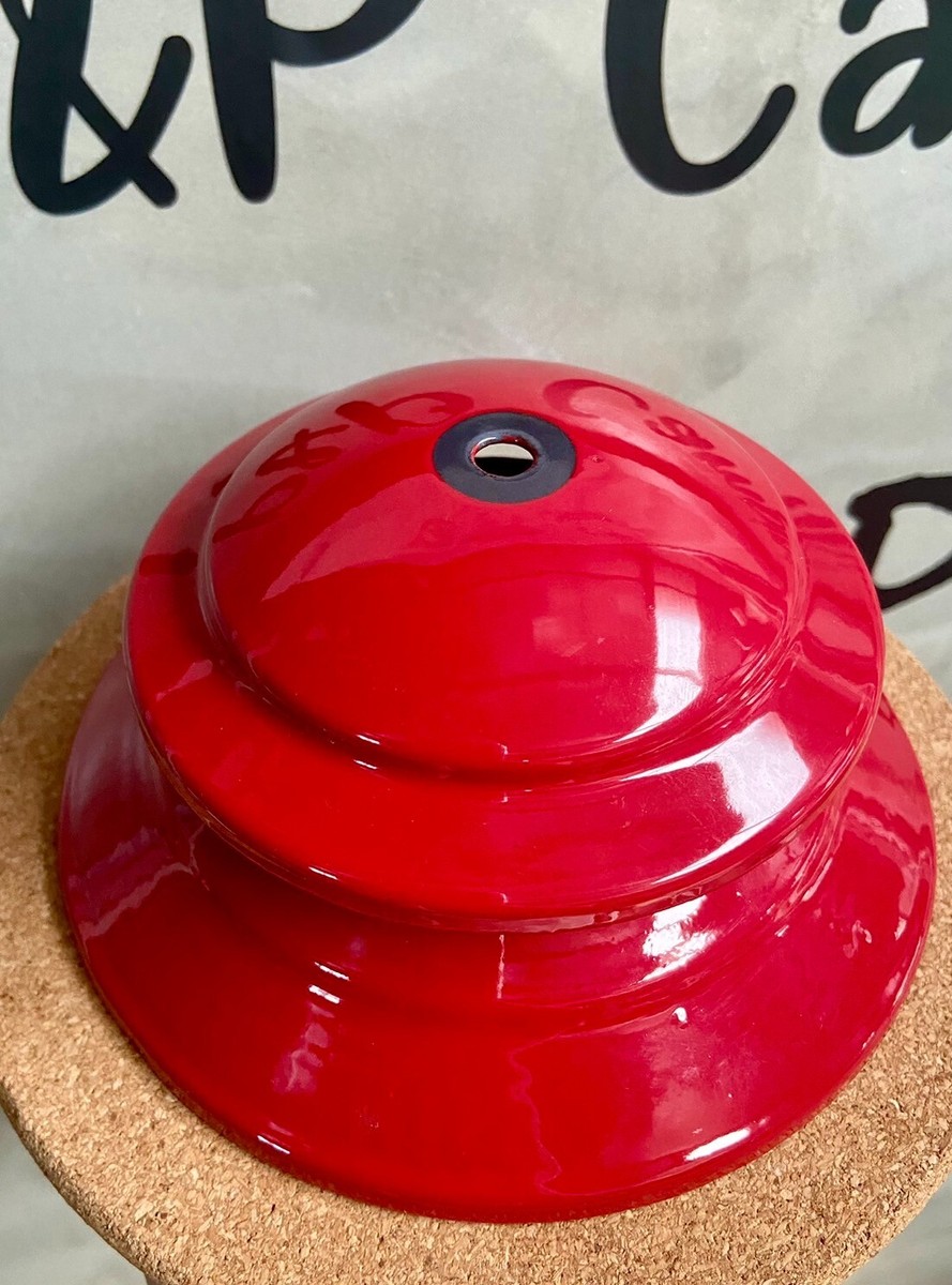 Coleman 200a Short Ventilator lantern Red Color,enamel paint